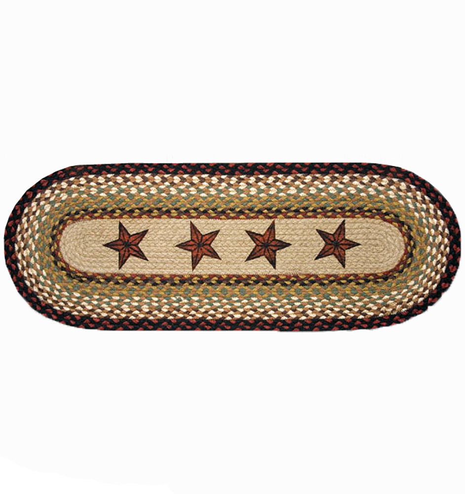 Barn Stars Patch Runner Rug by Capitol Earth Rugs