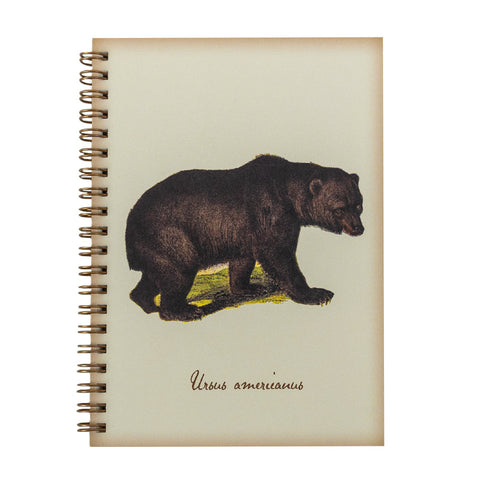 The Bear Art Nature Recycled Paper Journal by Semaki and Bird features 20 sheets of eighty pound coverstock that are perfect for watercolor, charcoal, graphite pencil, anything that will make your notes more successful! 