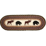 Bear Moose Runner Rug by Capitol Earth Rugs