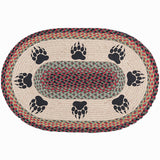 Bear Paw Oval Patch Rug by Capitol Earth Rugs