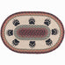 Bear Paw Oval Patch Rug by Capitol Earth Rugs