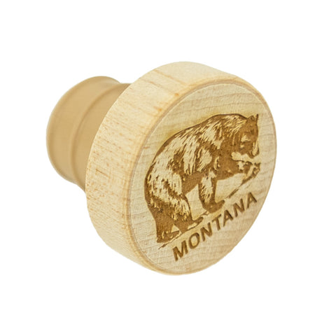 The Montana Wine Topper by Tangico adds a wonderful country feeling to your wine bottles.