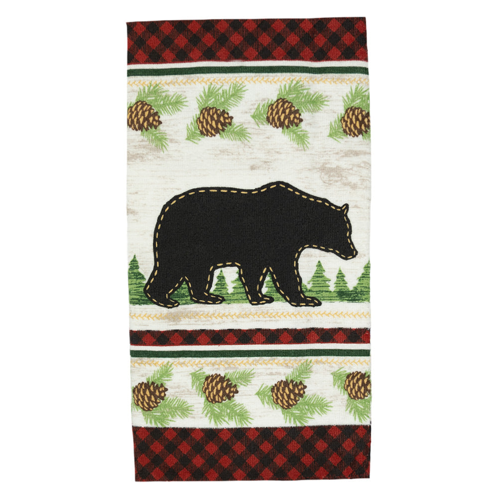 Bear Woodland Terry Towel by Kay Dee Designs - bear dish towel