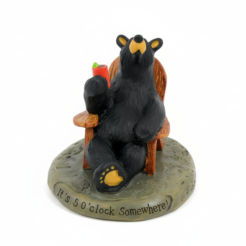 5 O'Clock Somewhere Bearfoots Figurine by Jeff Fleming