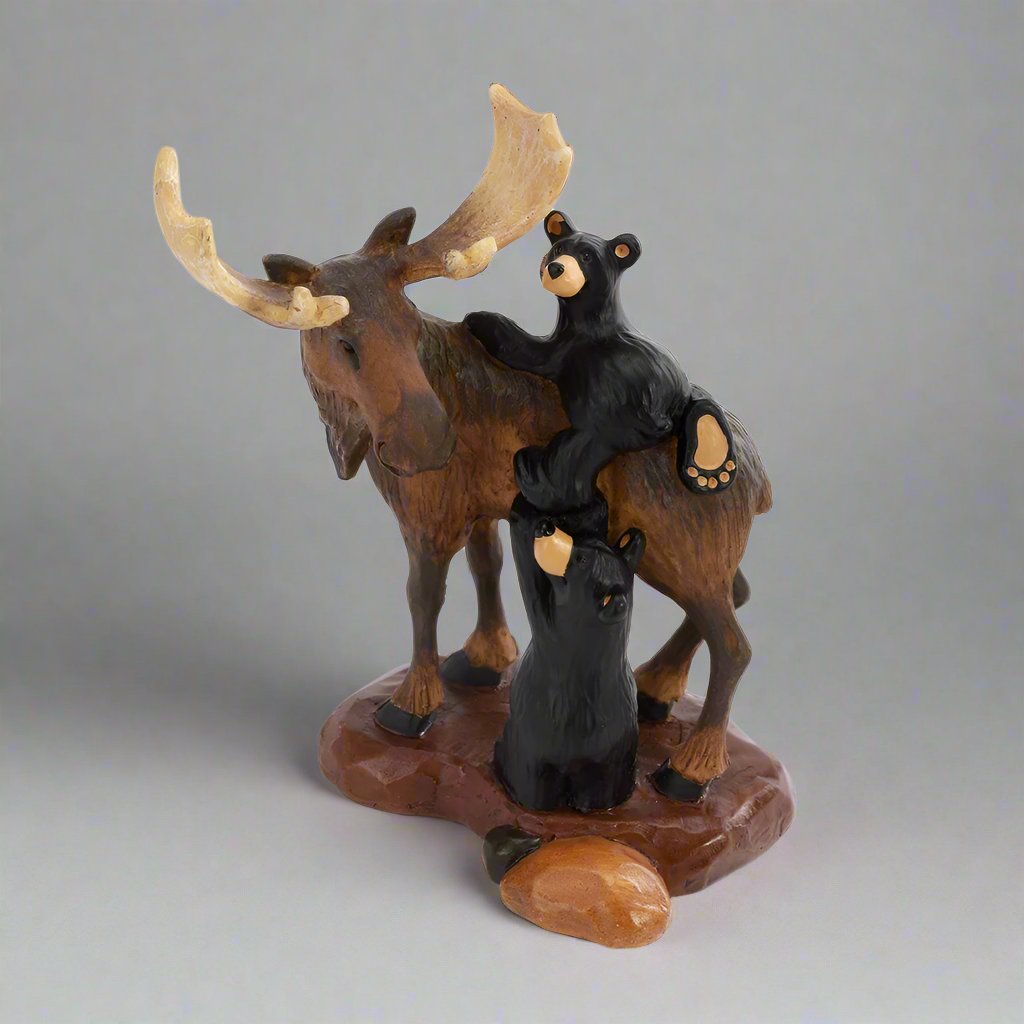 Fun, heartwarming and a great gift for any occasion! The Bearfoots All Aboard Mini Figurine by Jeff Fleming is sure to put a smile on your face!