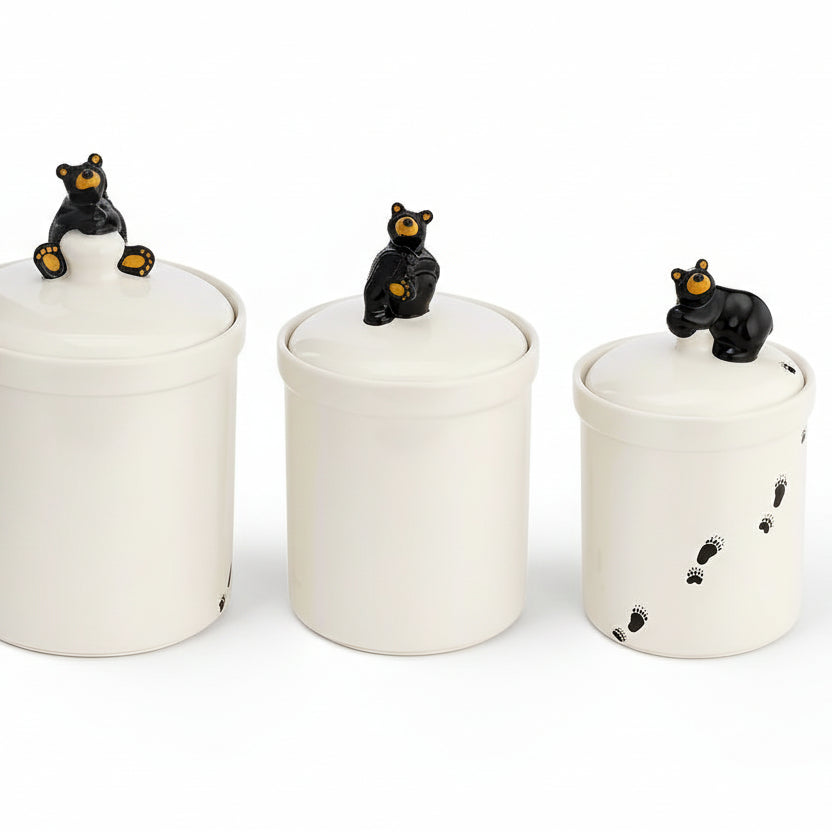 Bearfoots Bear Canisters Set by Jeff Fleming