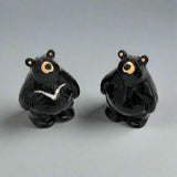 Bearfoots Bear Figural Salt and Pepper Shakers