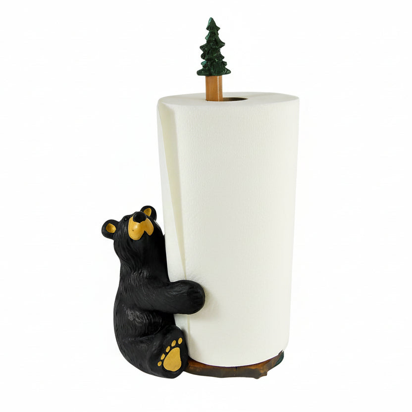 Bearfoot Brawnie Bruin Paper Towel Holder by Big Sky Carvers