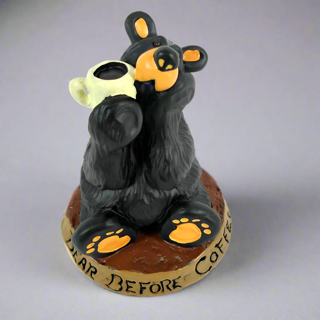 Bearfoot Coffee Bear Figurine