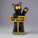 Bearfoots Don't Feed the Bears Mini Figurine by Big Sky Carvers