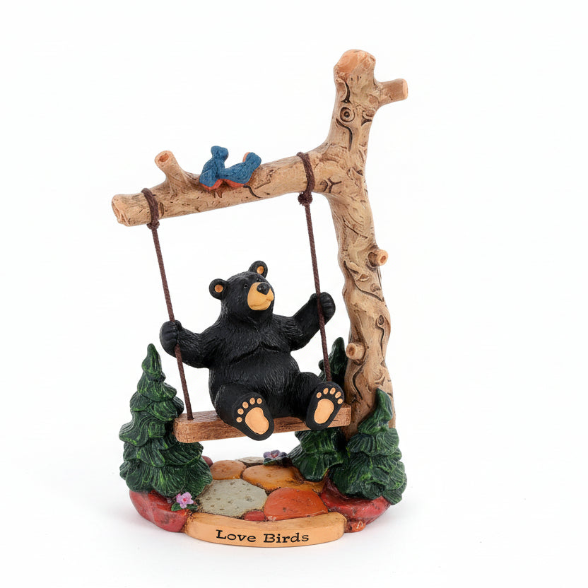 Bearfoots Love Birds Figurine by Jeff Fleming