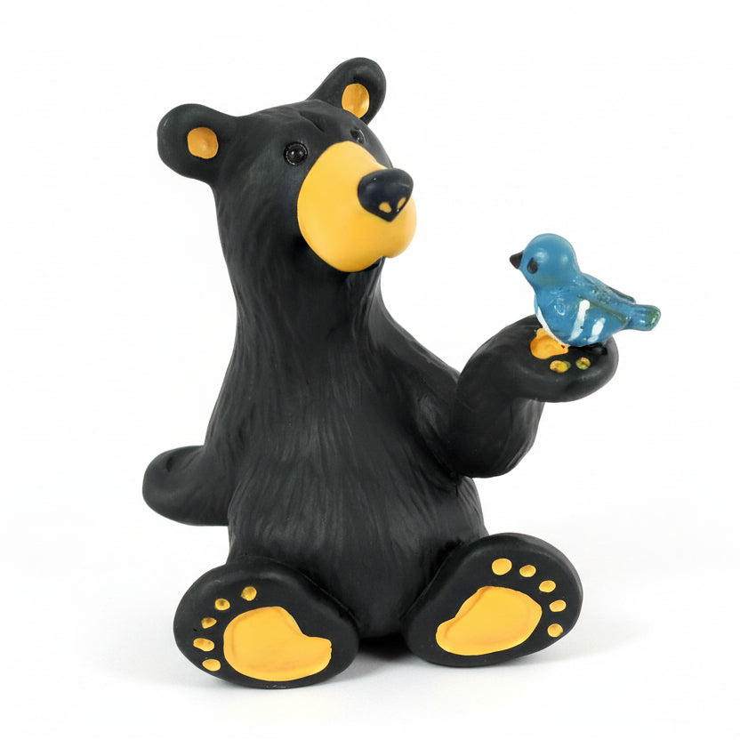 Bearfoot Minnie Bear with Mini Figurine by Big Sky Carvers
