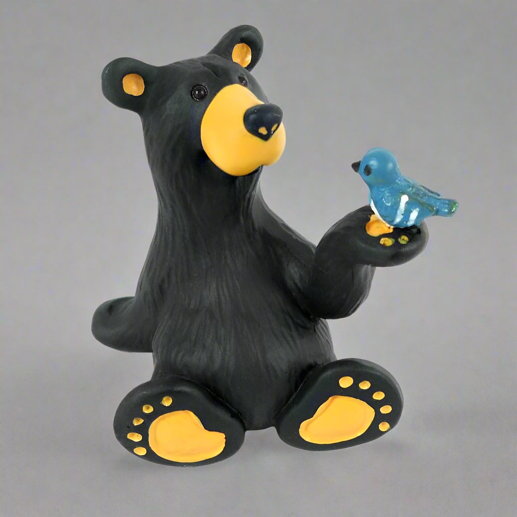 Bearfoot Minnie Bear with Mini Figurine by Big Sky Carvers