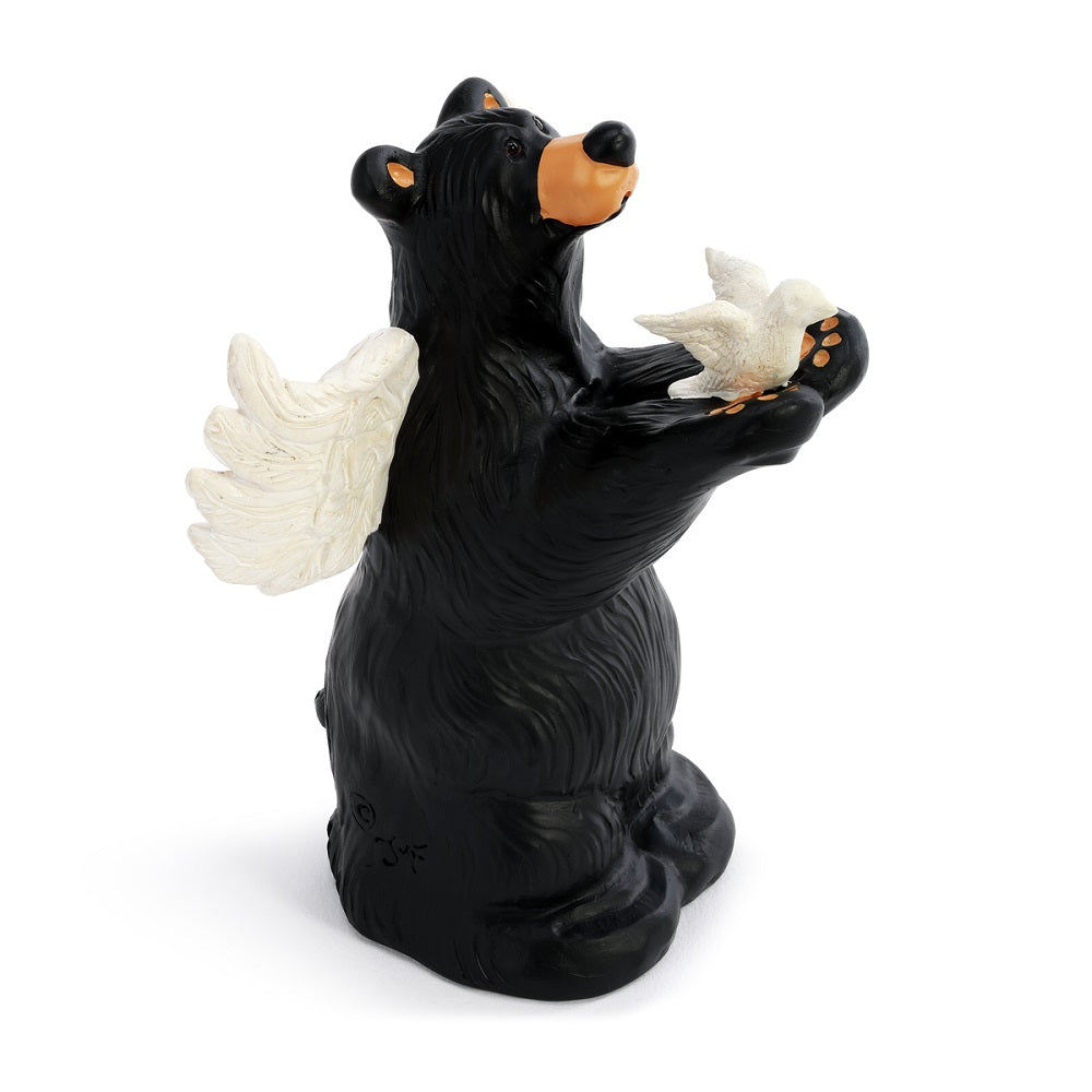 Bearfoots Peace Angel Bear Figurine by Jeff Fleming