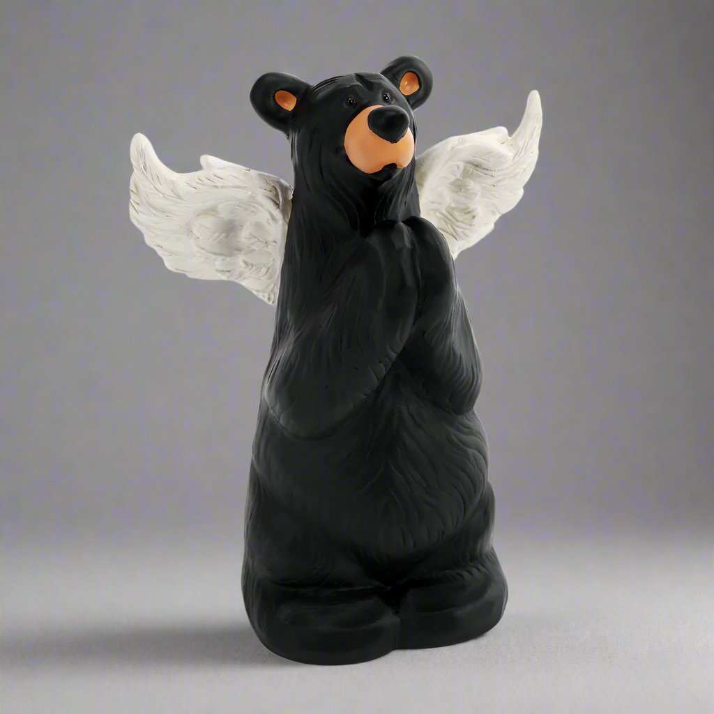 The Bearfoots Prayer Angel Bear Figurine by Jeff Fleming is perfect for letting anyone know that your sending some love their way! 