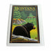 Bear in Forest Greeting Card by Lantern Press