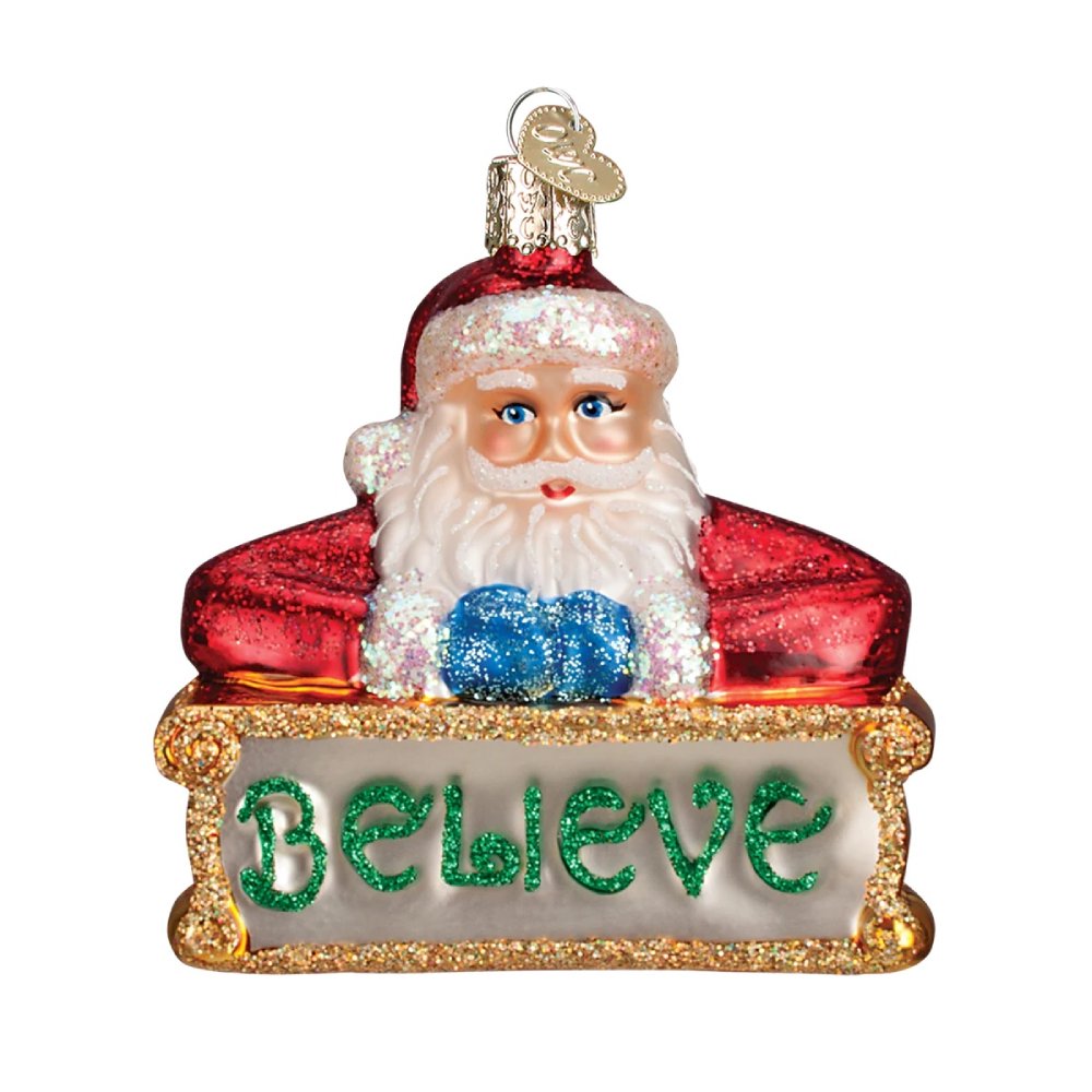 Believe Santa Ornament by Old World Christmas