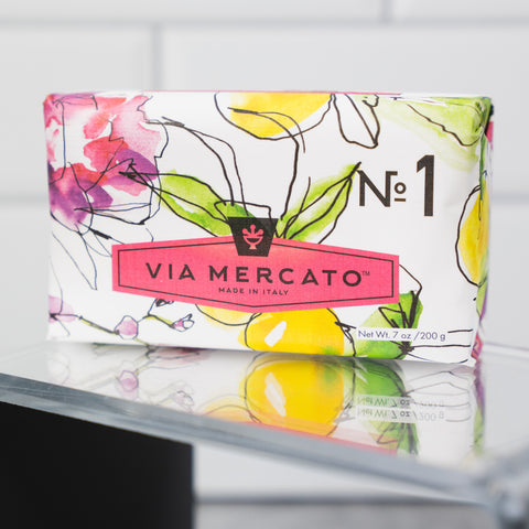 Bergamot Patchouli and Rosewood Via Mercato Soap