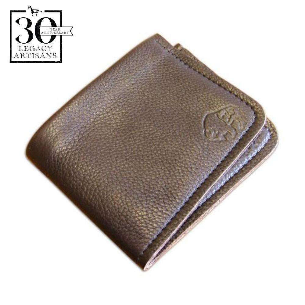 Bi-Fold Bison Hide Wallet by The Leather Store (4 colors)