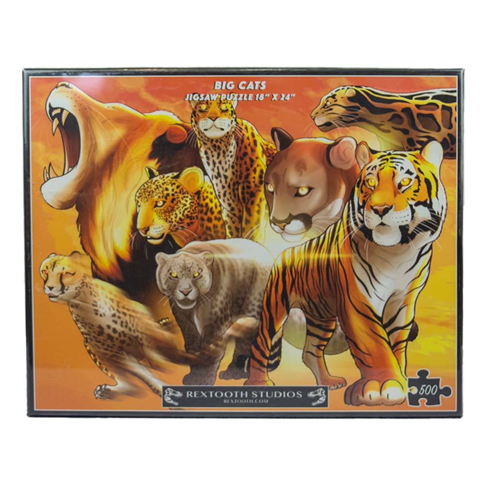 Big Cats Jigsaw Puzzle by Rextooth Studios