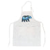 Big Dipper Bear Burlap Apron with Pockets