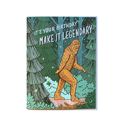 Bigfoot Birthday Card by Noteworthy Paper and Press