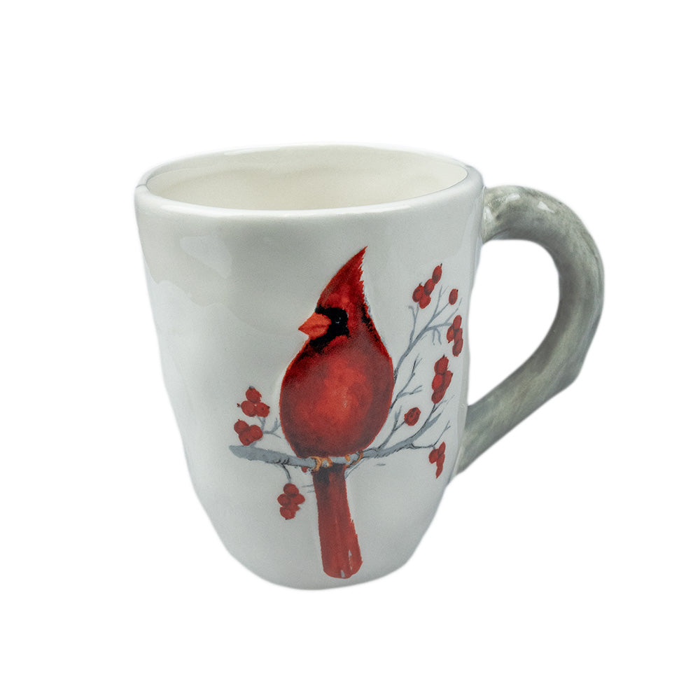 Birch Cardinal Mug by Transpac Imports