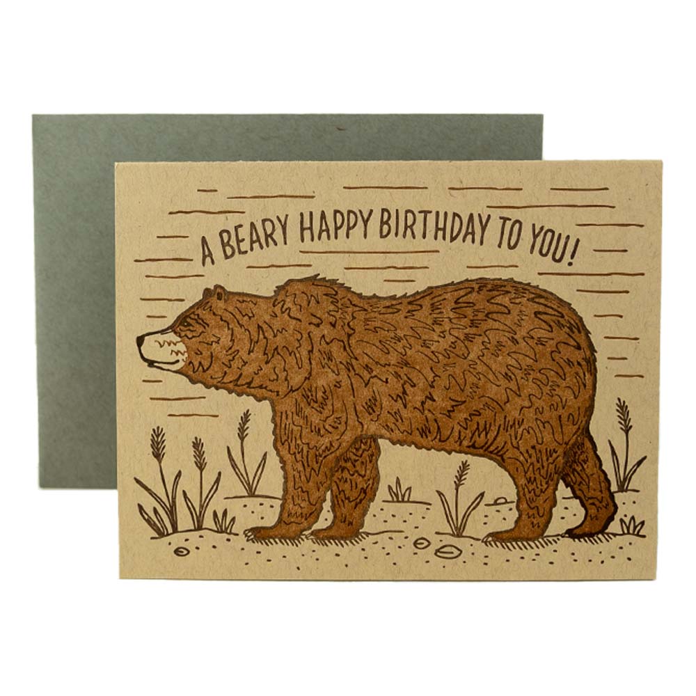 Birthday Bear Card by Noteworthy Paper & Press