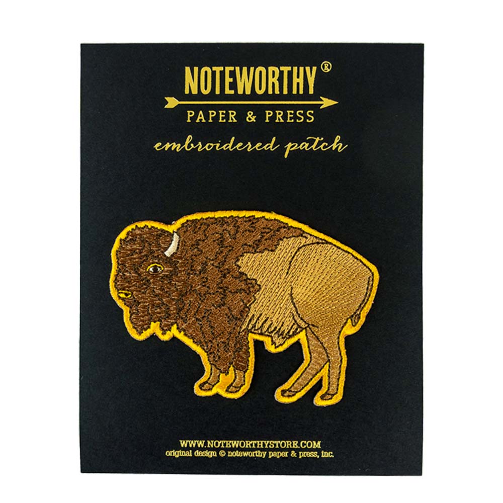 Bison Patch by Noteworthy Paper & Press