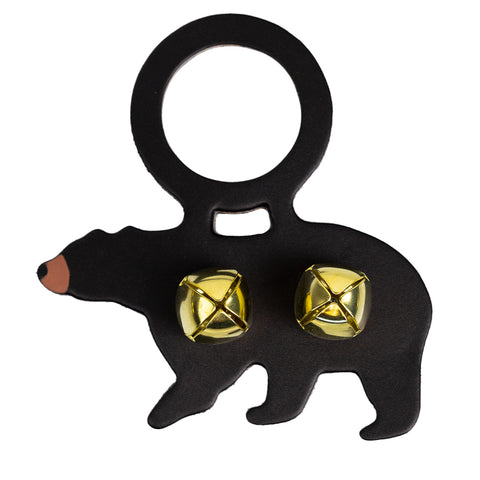The Black Bear Bell by Belsnickel Enterprises makes for a great "decorative burglar alarm" and the hoop fits any standard doorknob.
