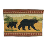 Black Bear Placemat by Kinara Fine Weavings