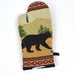 Black Bear Montana Wildlife Oven Mitts by Kinara Fine Weaving