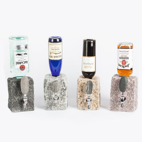 Chrome Cobbled Beverage Dispenser -set