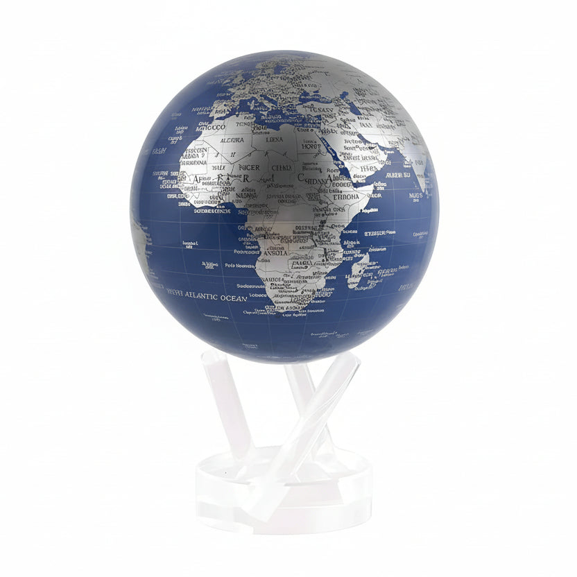 Blue and Silver MOVA Globe