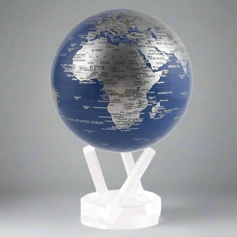 Blue and Silver MOVA Globe