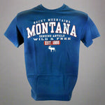 Blue and Smoke Moose Montana T-Shirt and Hoodie Combo