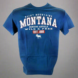 Blue and Smoke Moose Montana T-Shirt and Hoodie Combo