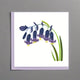 Flowers Square Greeting Card by Quilling Card