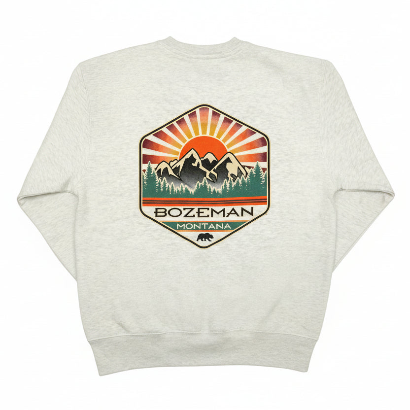 Oat Responder Mountain Bear Montana Sweatshirt by Lakeshirts