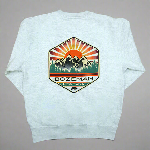 Oat Responder Mountain Bear Montana Sweatshirt by Lakeshirts