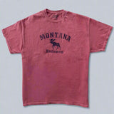 Red Sand Bozeman Moose Montana T-Shirt