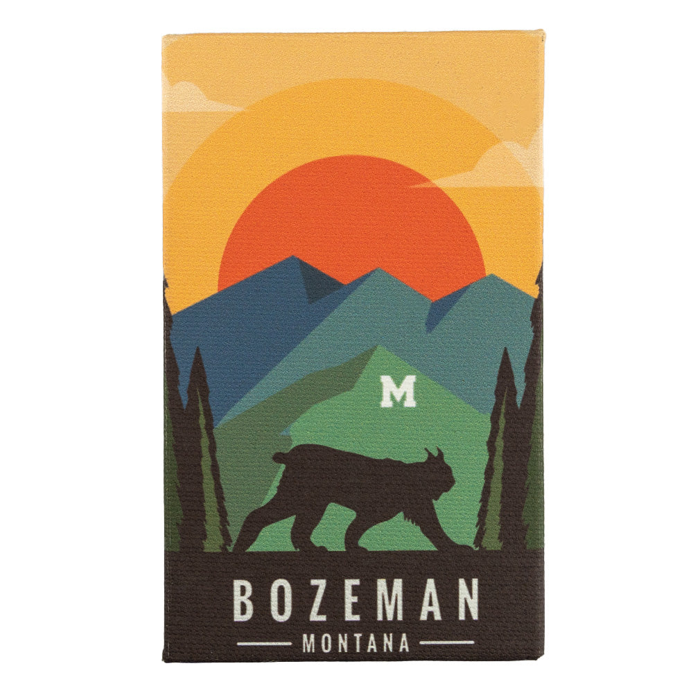 Bozeman Montana Canvas Magnet by Sunnie Lane