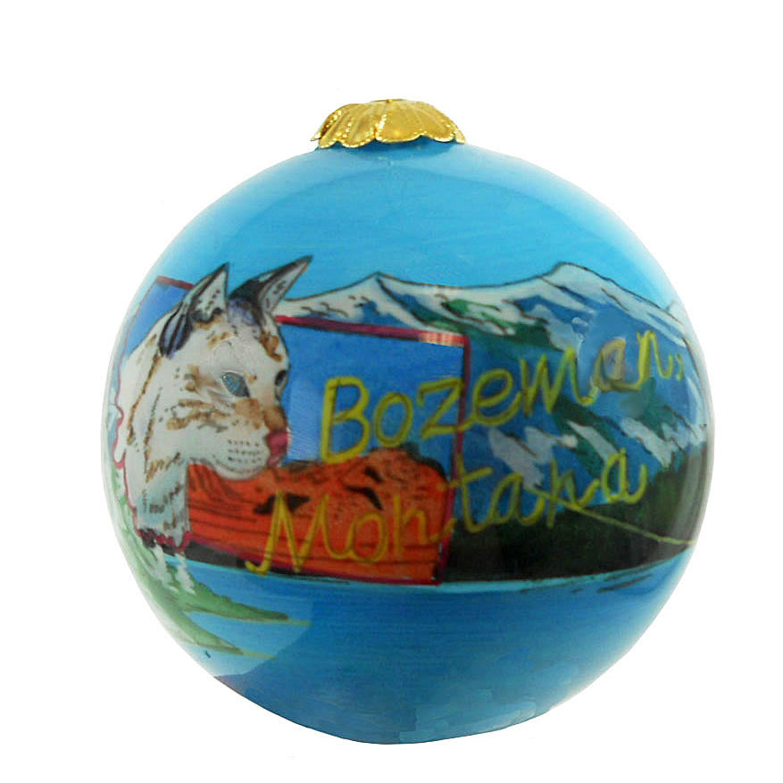 Bozeman Montana Christmas Ornament