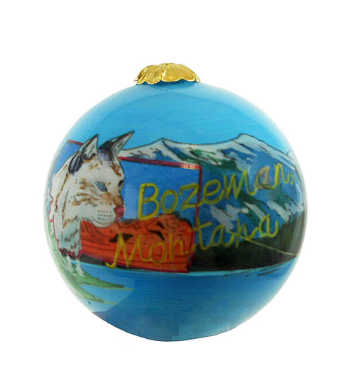 Bozeman Montana Christmas Ornament