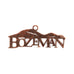 Bozeman Mountains Stainless Steel Ornament - Copper