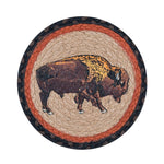 Buffalo Printed Round Mini Swatch