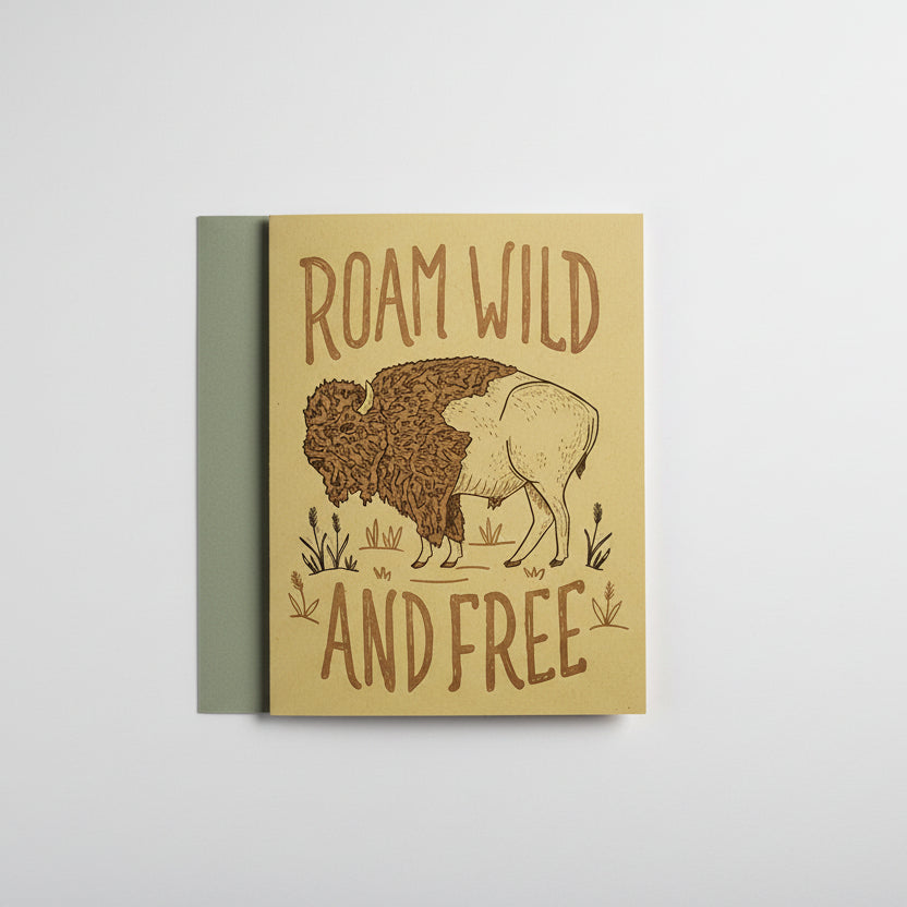 Buffalo Roam Card