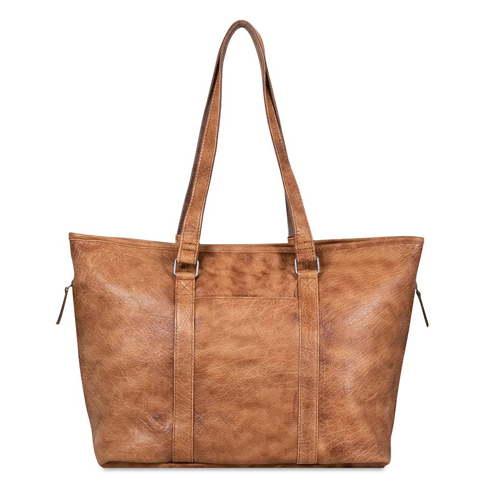 The Buffed Leather Uptown Shopper Tote Bag is lightweight and offers style and function for day to day use.