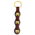 The Scalloped Strap with 3 Bells by Belsnickel Enterprises create the most beautiful sound that only the holidays can bring
