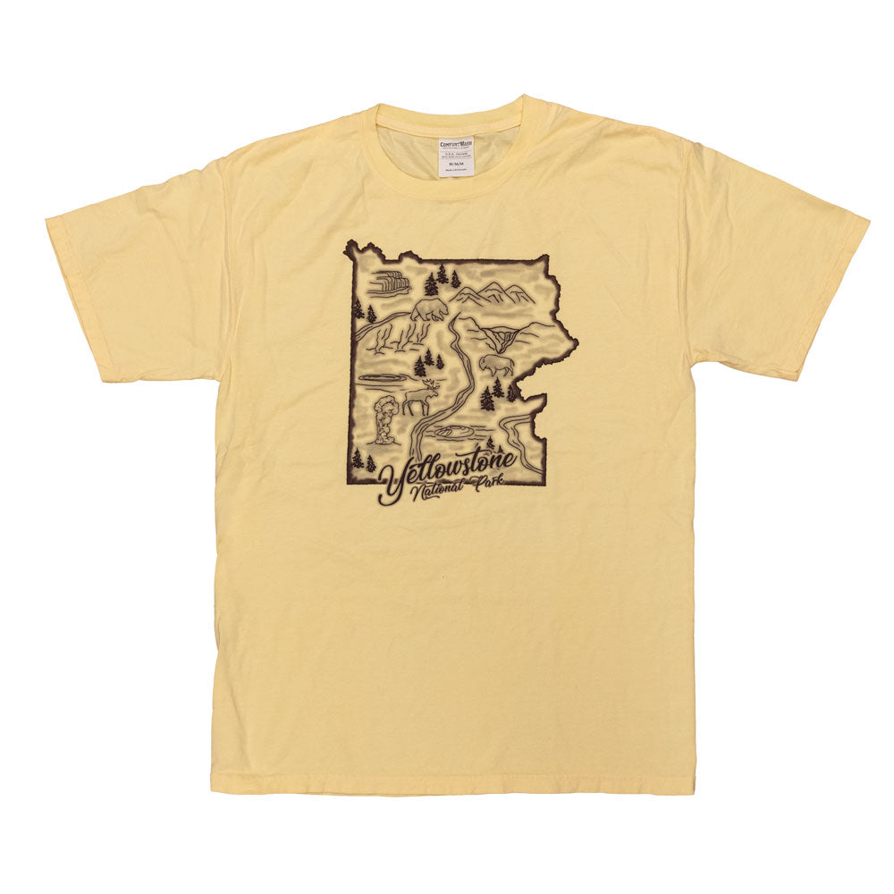 Butter Yellowstone National Park Start Farm T-Shirt